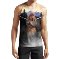Pheasant Setter Hunting 3D All Over Printed Shirts For Men And Women JJ080203-Apparel-MP-Tank Top-S-Vibe Cosy™