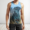 3D All Over Print Black Dog Shirts-Apparel-Phaethon-Tank Top-S-Vibe Cosy™