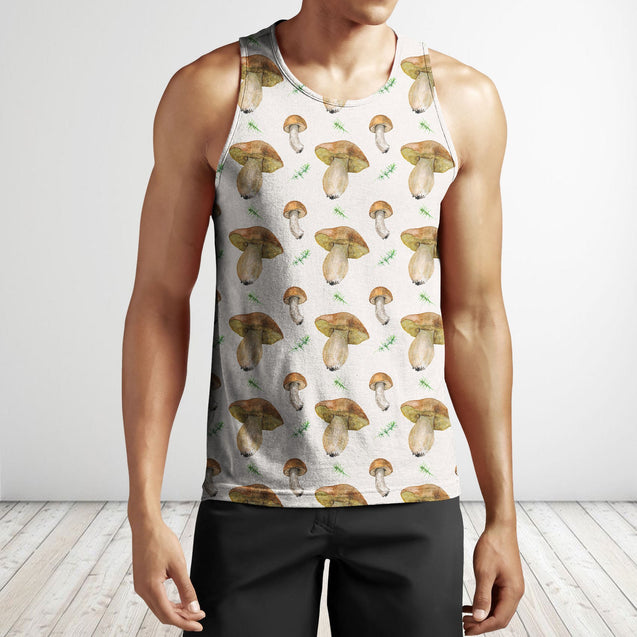 3D All Over Printing Mushroom Shirt-Apparel-Phaethon-Tank Top-S-Vibe Cosy™