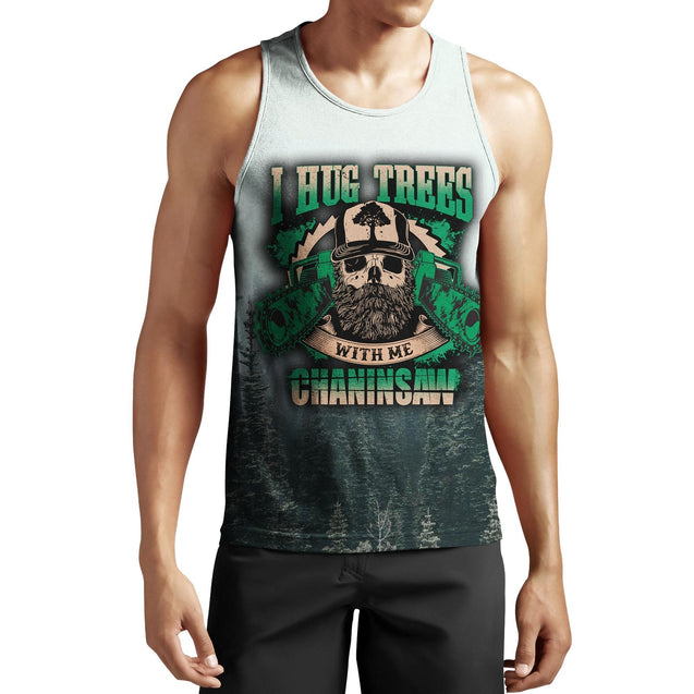 Beautiful Chainsaw 3D All Over Printed Shirts JJ29111-Apparel-MP-Tank Top-S-Vibe Cosy™