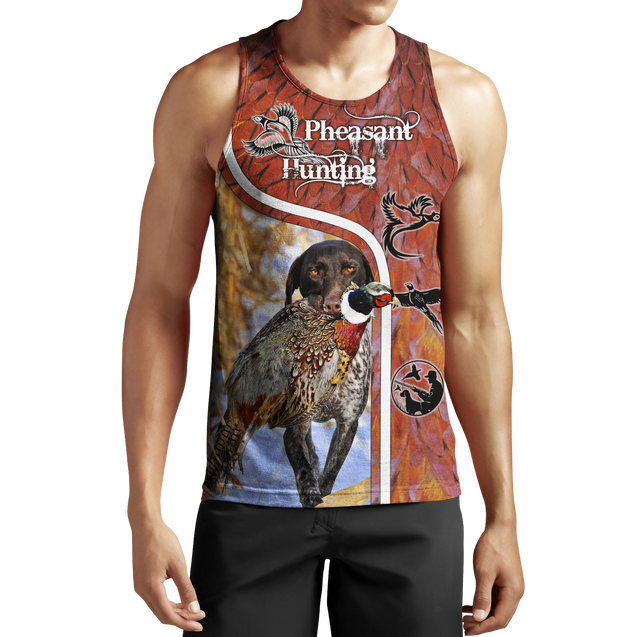 Pheasant Hunting 3D All Over Printed Shirts For Men And Women JJ100102-Apparel-MP-Tank Top-S-Vibe Cosy™