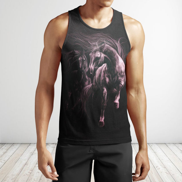 All Over Print Horse Light 2-Apparel-Phaethon-Tank Top-S-Vibe Cosy™