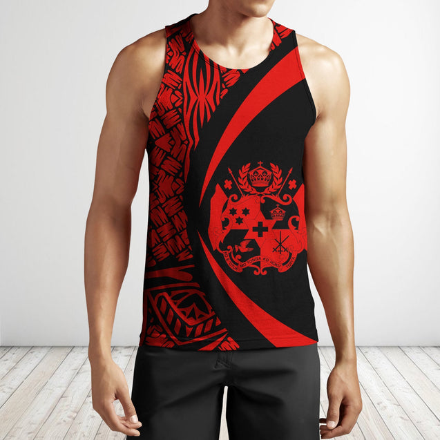 Tonga Polynesian Hoodie - Circle Style 05 J1-Apparel-Phaethon-Tank Top-S-Vibe Cosy™