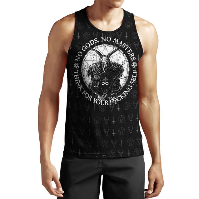 Satanic Tribal 3D All Over Printed Hoodie JJ09062003-Apparel-MP-Tanktop-S-Vibe Cosy™