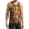 Halloween Pumpkin and Owl Over Printed Shirts For Men and Women JJW07082003