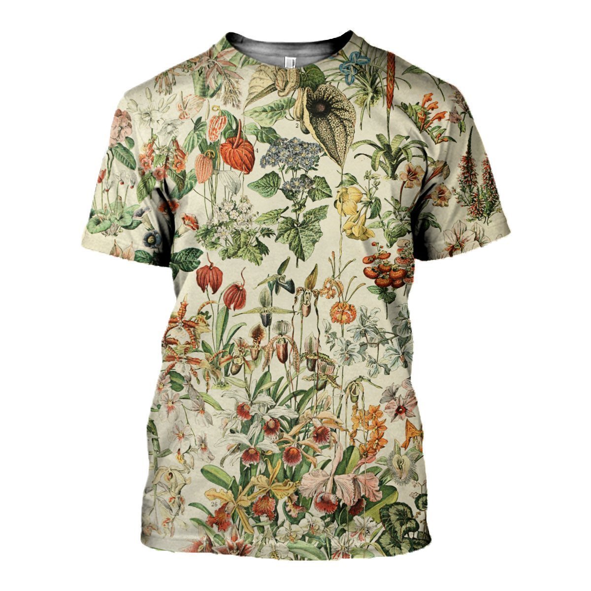 3D All Over Printed Flowers Shirts-Apparel-6teenth World-T-Shirt-S-Vibe Cosy™