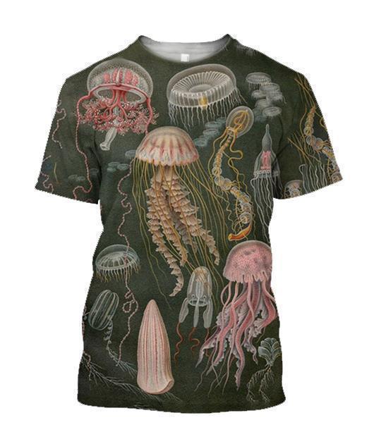 3D All Over Printed A lot of Jellyfish Shirts-Apparel-6teenth World-T-Shirt-S-Vibe Cosy™