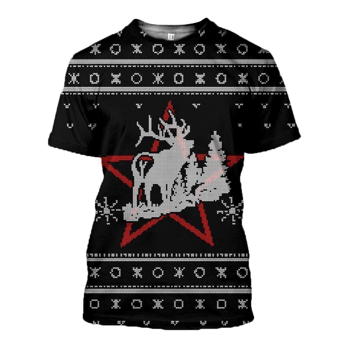 3D All Over Printed Deer Christmas Shirts-Apparel-6teenth World-T-Shirt-S-Vibe Cosy™