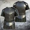 3D All Over Printed Knight Medieval Armor Tops-Apparel-HP Arts-T-Shirt-S-Vibe Cosy™