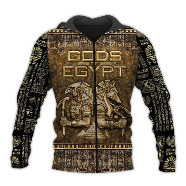 Copy of Gods Of Egypt 3D All Over Printed Clothes TA002-Apparel-TA-Zipped Hoodie-S-Vibe Cosy™