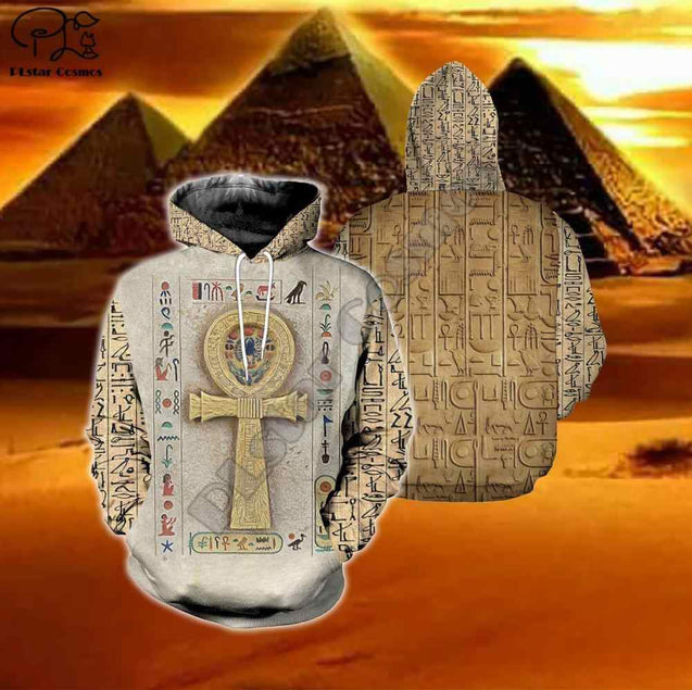 3D All Over Printed Ankh Egypt Hoodie Clothes TA003-Apparel-TA-Hoodie-S-Vibe Cosy™