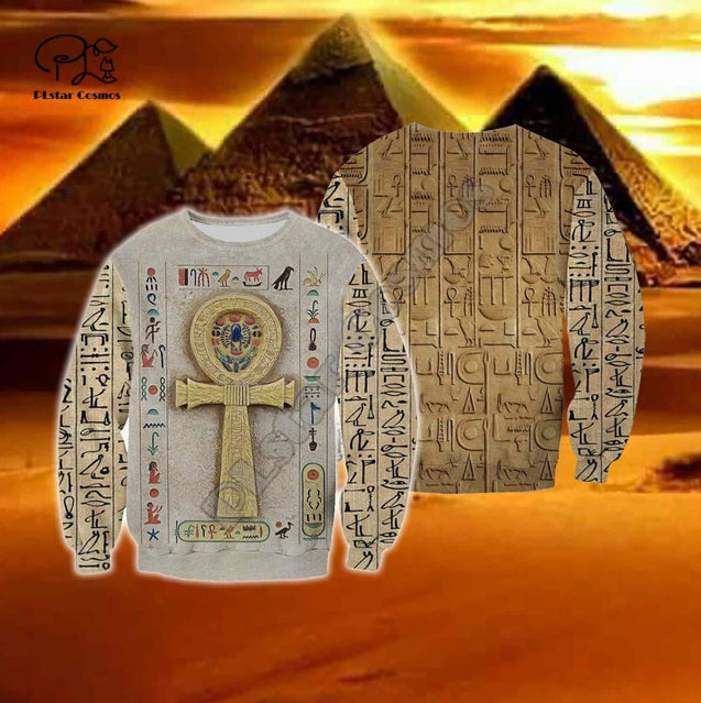 3D All Over Printed Ankh Egypt Hoodie Clothes TA003-Apparel-TA-Sweatshirts-S-Vibe Cosy™