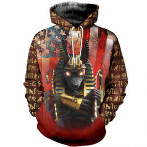 3D Printed Anubis American Clothes TA005-Apparel-TA-Hoodie-S-Vibe Cosy™