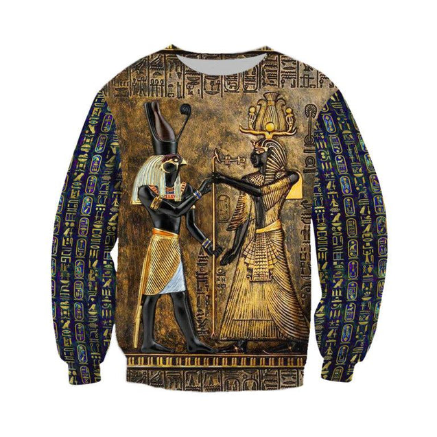 Ancient Egypt 3D All Over Printed Clothes TA008-Apparel-TA-Sweatshirts-S-Vibe Cosy™