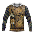 Ancient Egypt 3D All Over Printed Clothes TA008-Apparel-TA-Zipped Hoodie-S-Vibe Cosy™