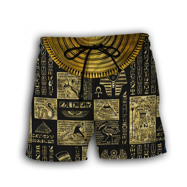 3D Printed Egyptian God and Symbols Clothes TA009-Apparel-TA-Shorts-S-Vibe Cosy™