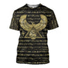 3D Printed Egyptian Eye of Horus and Hieroglyphs Clothes-Apparel-MP-Hoodie-S-Vibe Cosy™