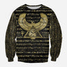 3D Printed Egyptian Eye of Horus and Hieroglyphs Clothes Shirt Hoodie MP120302-Apparel-MP-Hoodie-S-Vibe Cosy™