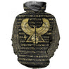 3D Printed Egyptian Eye of Horus and Hieroglyphs Clothes Shirt Hoodie MP120302-Apparel-MP-Zipped Hoodie-S-Vibe Cosy™