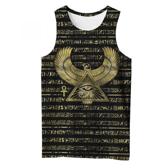 3D Printed Egyptian Eye of Horus and Hieroglyphs Clothes Shirt Hoodie MP120302-Apparel-MP-Hoodie-S-Vibe Cosy™