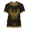 3D All Over Printed Egyptian Horus God Clothes-Apparel-MP-T-Shirt-S-Vibe Cosy™