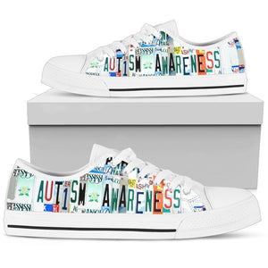 Autism Awareness Women's Low Top Shoes TA031307-TA-Women's low top-EU36 (US5.5)-Vibe Cosy™