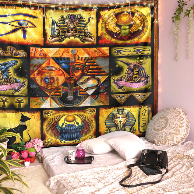 Ancient Egypt 3D All Over Printed Tapestry