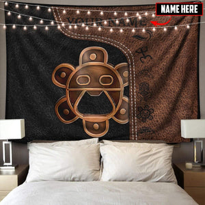 Customize Name Sol Taino Puerto Rico 3D All Over Printed Tapestry