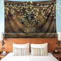 Pharaoh Skull Ancient Egypt 3D Print Wall Tapestry