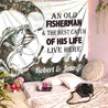 Fisherman Couple Custom name fishing 3D Print Wall Tapestry