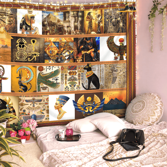 Ancient Egypt 3D All Over Printed Tapestry