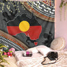 Aboriginal dots Zip pattern 3D design Printed Wall Tapestry