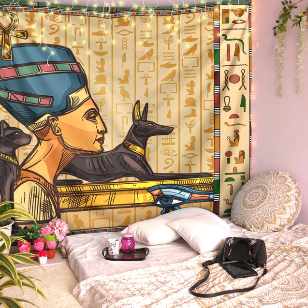 Ancient Egypt 3D All Over Printed Tapestry