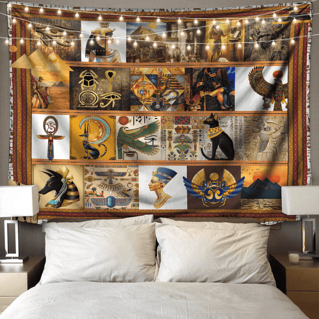 Ancient Egypt 3D All Over Printed Tapestry