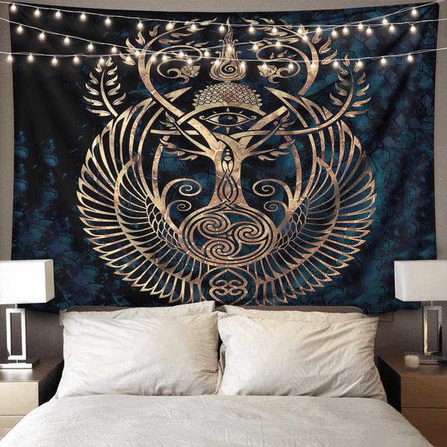 Ancient Egypt 3D All Over Printed Tapestry