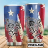 Customize Name Vintage Puerto Rico Steel Tumbler