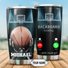 Premium Basketball Personalized Stainless Steel Tumbler