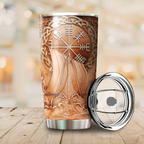 Customized Name Viking Steel Tumbler