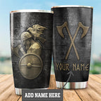 Customized Name Viking Steel Tumbler