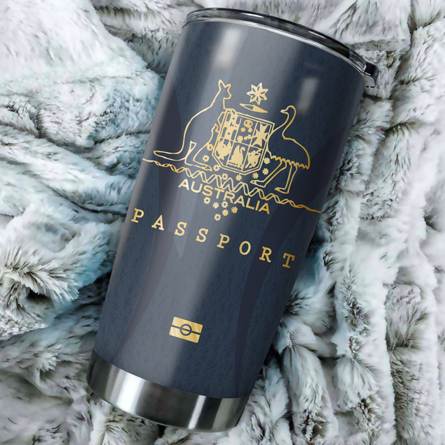 Australian Passport custom name Stainless Steel Tumbler 20 Oz DD13012103