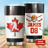 Hockey  Stainless Steel Tumbler  Custom Name Custom Number XT