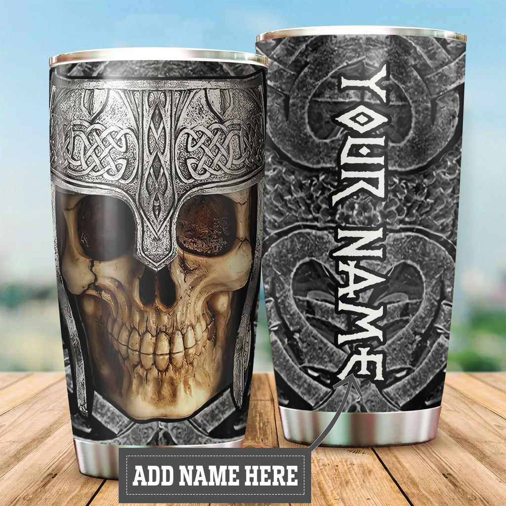 Customized Name Viking Steel Tumbler