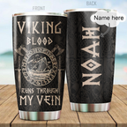 Customized Name Viking Steel Tumbler
