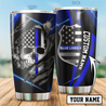 Customize Name Police Stainless Steel Tumbler