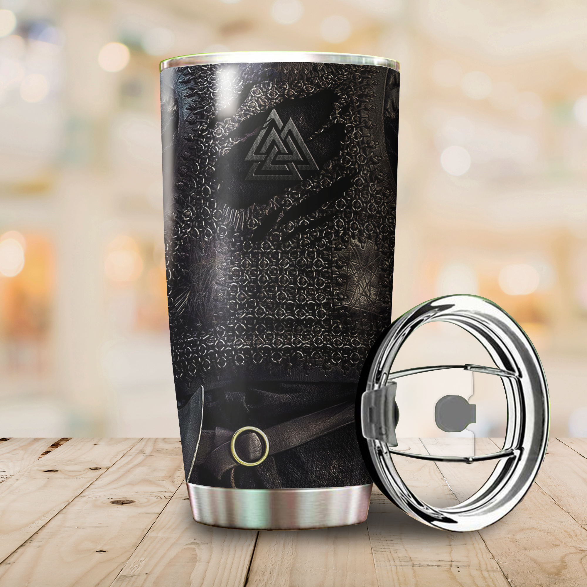 Customized Name Viking Steel Tumbler
