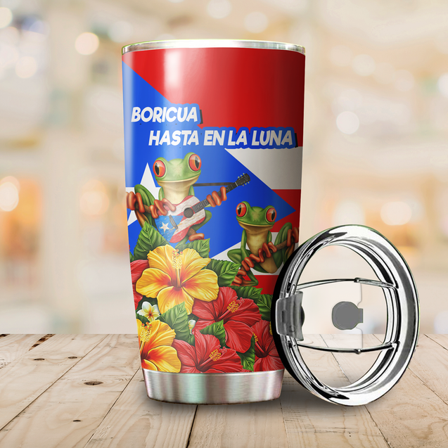 Custom Name Puerto Rico Steel Tumbler MH24032101.S3