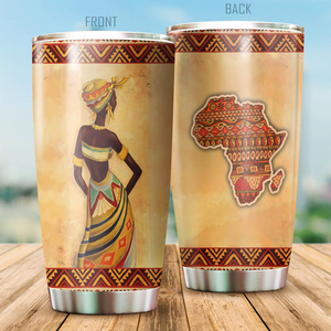 African Women Stainless Steel Tumbler 20Oz TN MH29042102