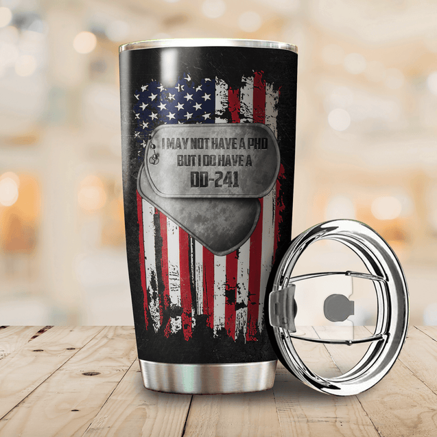 Customize Name United States Army Steel Tumbler