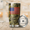 Customize Name United States Army Steel Tumbler