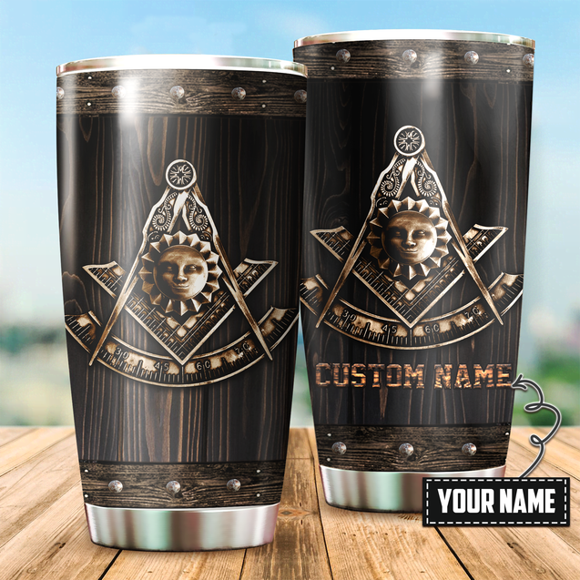 Personalized Name XT Freemason  Stainless Steel Tumbler  TNA08032102